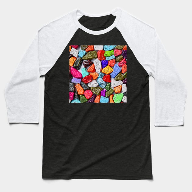 Rocky Textures Baseball T-Shirt by Art by Ergate